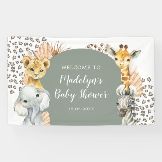 ボホセージグリーンサファリオボーイラージバナー 横断幕 (横)