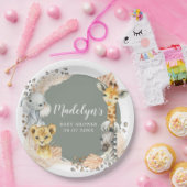 ボホセージグリーンサファリオボーイ紙プレート ペーパープレート (パーティー)