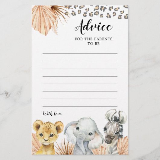 ボホセージグリーンサファリオーボーイカードアドバイス (正面)