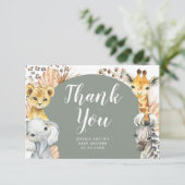 ボホセージグリーンサファリオーボーイサンキューカード サンキューカード (スタンド正面)