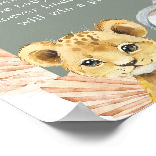 ボホセージグリーンサファリオーボーイパシファイヤー狩りゲーム ポスター (角)