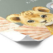 ボホセージグリーンサファリオーボーイベビーは甘い ポスター (角)