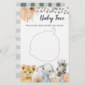 ボホセージグリーンサファリオーボーイベビー顔ゲーム (正面/裏面)