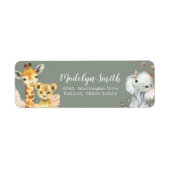 ボホセージグリーンサファリオーボーイ住所 シール (正面)