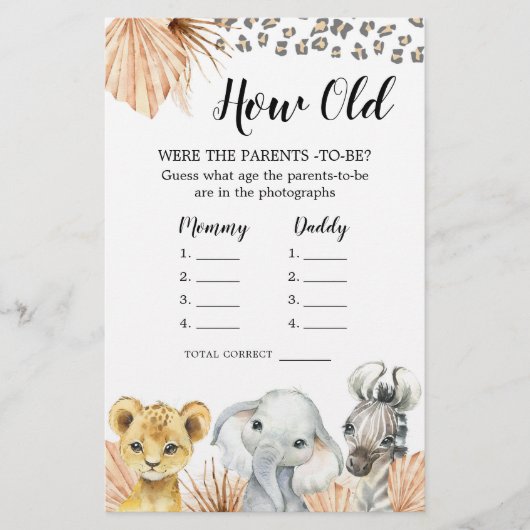 ボホセージグリーンサファリオ男の子どのように老いた両親 (正面)