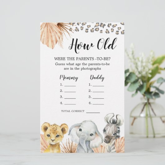 ボホセージグリーンサファリオ男の子どのように老いた両親 (スタンド正面)