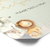 ボホセージグリーンサファリベビーは甘い ポスター (角)