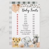 ボホセージグリーンサファリOhボーイゲームベビー (正面/裏面)