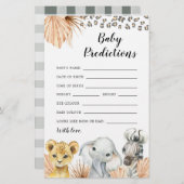 ボホセージグリーンサファリOHボーイベビー予測ゲーム (正面/裏面)