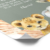 ボホセージグリーンサファリOhボーイママモマオサバーサイン ポスター (角)