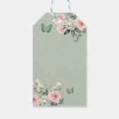 ボホセージグリーンバラガール15アニョスサンキュー ギフトタグ (裏面)