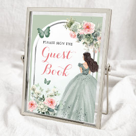 ボホセージグリーンピンクローゼミ15アニョスゲストブック ポスター