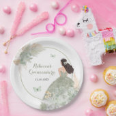 ボホセージグリーンフローラキンセニェラ紙プレート ペーパープレート (パーティー)