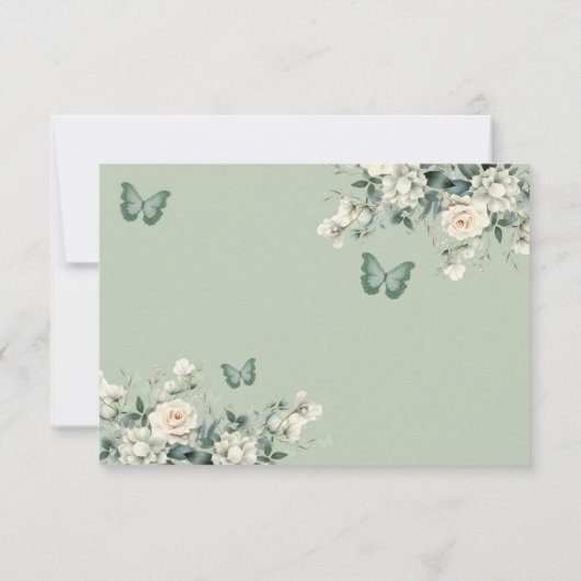 ボホセージグリーンフローラプリンセスキンセアニラ サンキューカード (裏面)