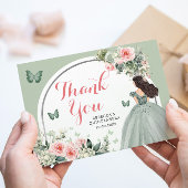 ボホセージグリーンフローラプリンセスキンセアニラ サンキューカード