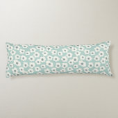 ボホセージグリーンホワイトグレーフローラ ボディピロー (裏面)