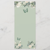 ボホセージグリーン王室のバラプリンセスXVアニョスメニュー メニュー (裏面)