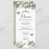 ボホセージグリーン王室のバラプリンセスXVアニョスメニュー メニュー (正面/裏面)