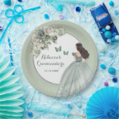 ボホセージグリーン王室のプリンセスガールスウィート16アニョス ペーパープレート (パーティー)