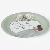 ボホセージグリーン王室のプリンセスガールスウィート16アニョス ペーパープレート (アングル)