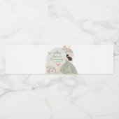 ボホセージグリーン赤面ピンクキンセ王室のーニエラ ペットボトルラベル (シングルラベル)