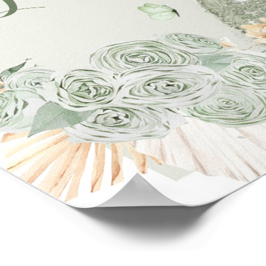 ボホセージグリーン15アニョスカードとギフト ポスター (角)