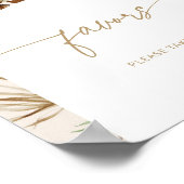 ボホセージ緑のビーチの好意を1つ取って下さい ポスター (角)