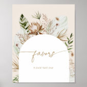 ボホセージ緑のビーチの好意を1つ取って下さい ポスター (正面)