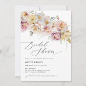 ボホセージ赤面フローラブライダルシャワー招待 招待状 (正面)