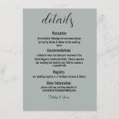 ボホソフトカラーバラと白結婚花 エンクロージャーカード (正面)