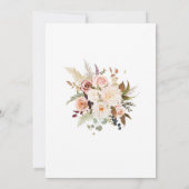 ボホソフトカラーバラと白結婚花 招待状 (裏面)