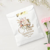 ボホソフトカラーバラ白結婚花 フェイバーバッグ (封をした状態)