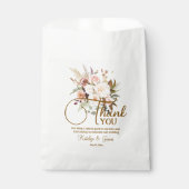 ボホソフトカラーバラ白結婚花 フェイバーバッグ (正面)