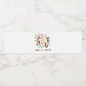 ボホソフトバラ/白結婚花 ペットボトルラベル (シングルラベル)