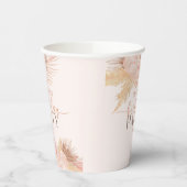 ボホソフトピンクフローラ花誕生会 紙コップ (左)