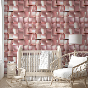 ボホソフト赤面ピンクパステルラグジュアリーバラ金ゴールドブロック 壁紙