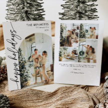 ボホタイポグラフィハッピーホリデイズアーチフォト