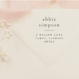 ボホタイポグラフィ名姓差出人住所 ラバースタンプ