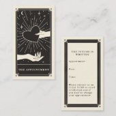 ボホタロットハートアポイントメントカード 名刺 (正面/裏面)