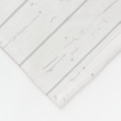 ボホダスティキツネグレイパーソナライズされたウッド フリースブランケット (角)