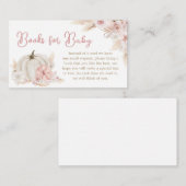 ボホダスティバラカボチャーブックベビー エンクロージャーカード (正面/裏面)