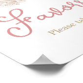 ボホダスティバラカボチャ赤ちゃんシャワーの好意 ポスター (角)