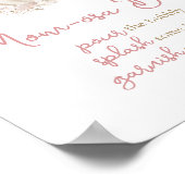 ボホダスティバラカボチャ赤ちゃんシャワーマママオサバー ポスター (角)