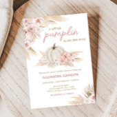 ボホダスティバラカボチャ赤ちゃんシャワー 招待状