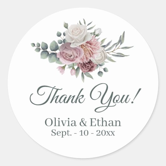 ボホダスティバラボホブーケ ラウンドシール (正面)