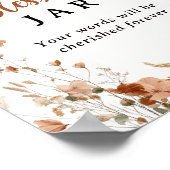 ボホダスティバラヤルドフラワーバプテスマ賛美スズジャー ポスター (角)