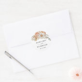 ボホダスティバラ結婚フローラ ラウンドシール (封筒)