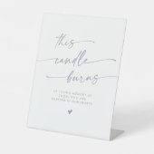 ボホダスティパープルこのキャンドルバーンズ記念碑 台座サイン (正面)