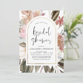 ボホダスティピンクブルゴーニュブライダルシャワー 招待状 (スタンド正面)