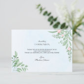 ボホダスティブルーグリーンリー聖餐式 サンキューカード (スタンド正面)